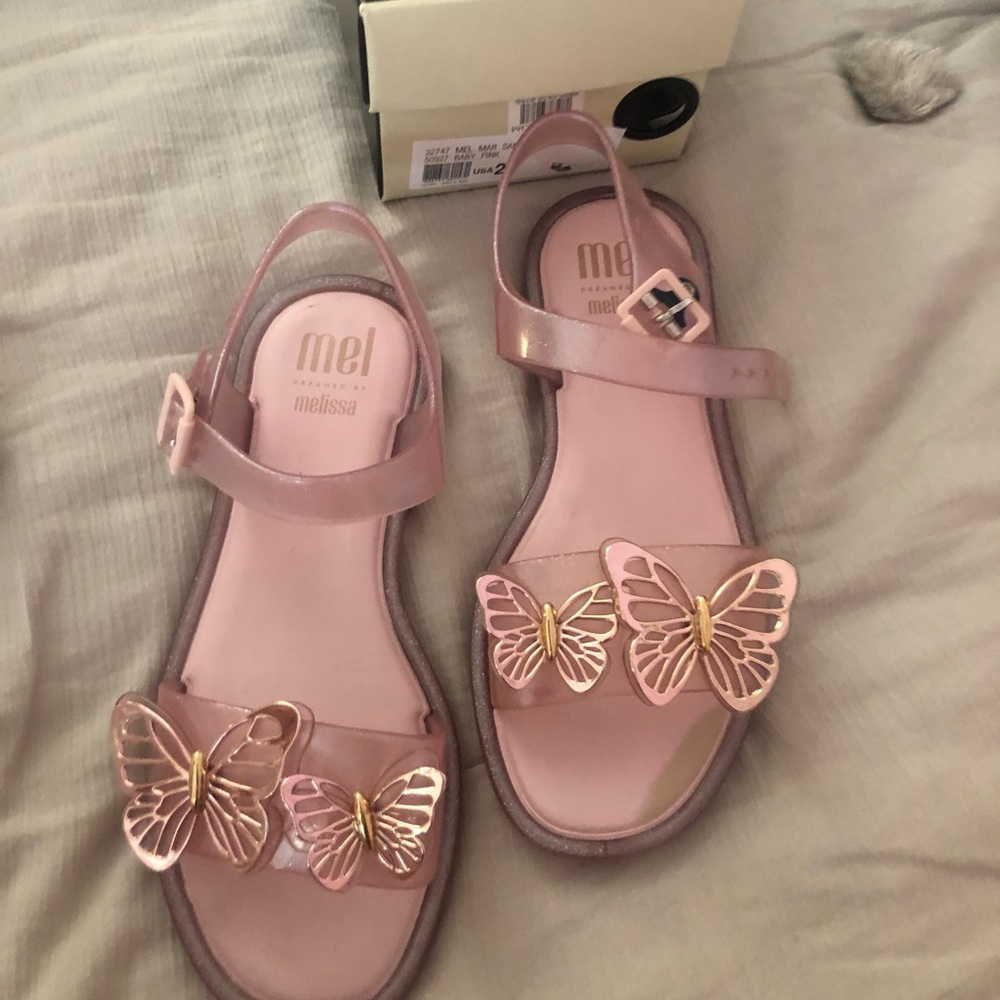 Mel girls butterfly sandals